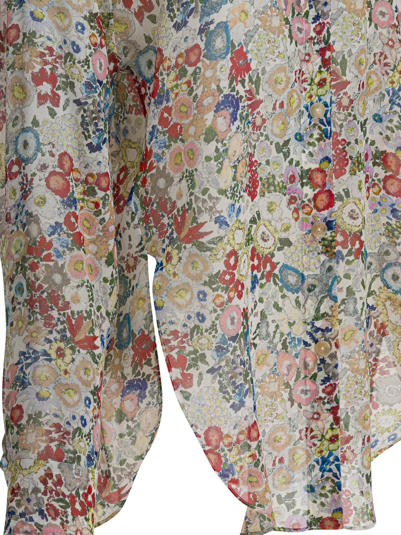 SILK FLORAL SHIRT sold by Lord & Taylor product image thumbnail 4