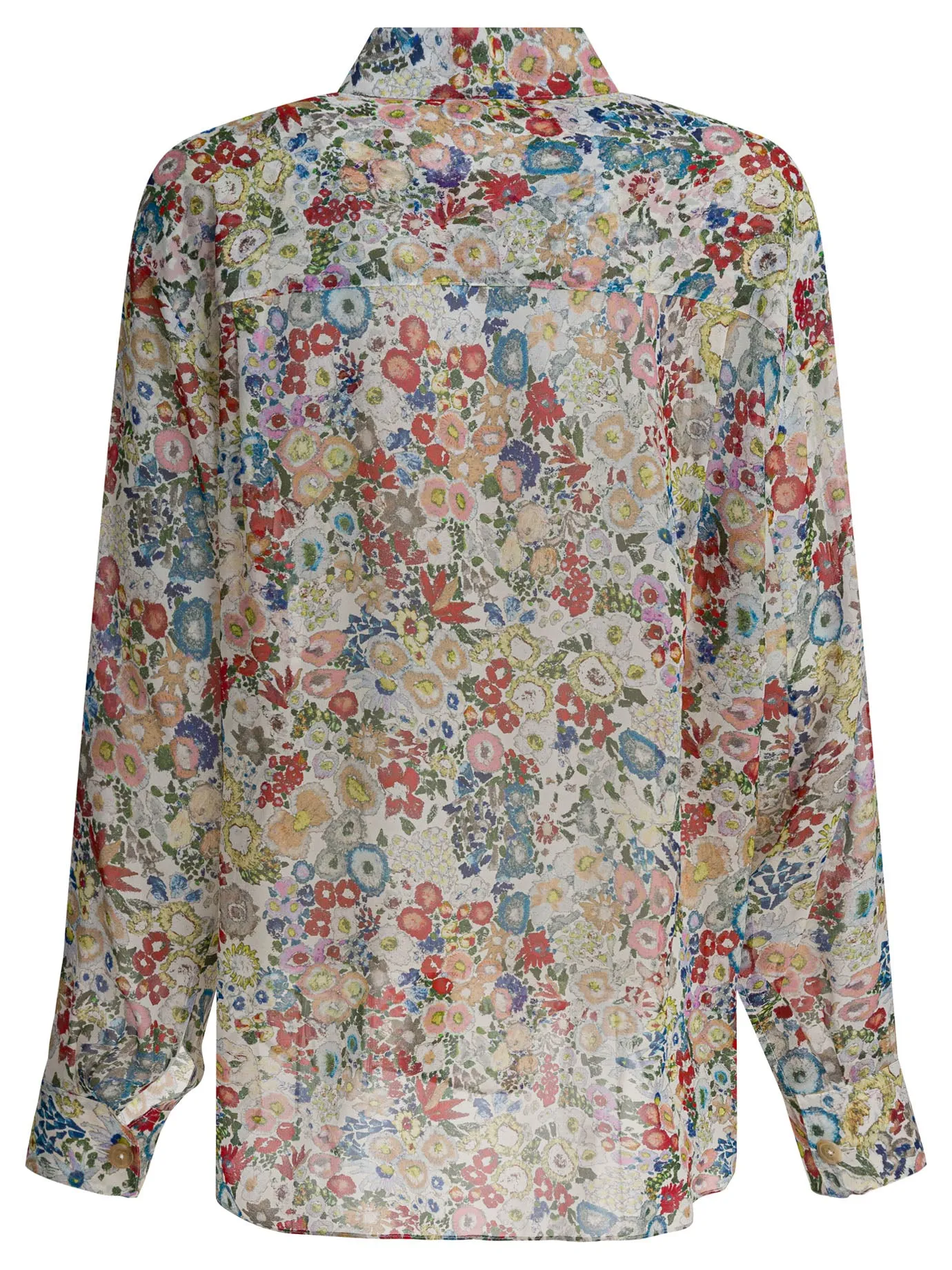 SILK FLORAL SHIRT sold by Lord & Taylor product image thumbnail 2