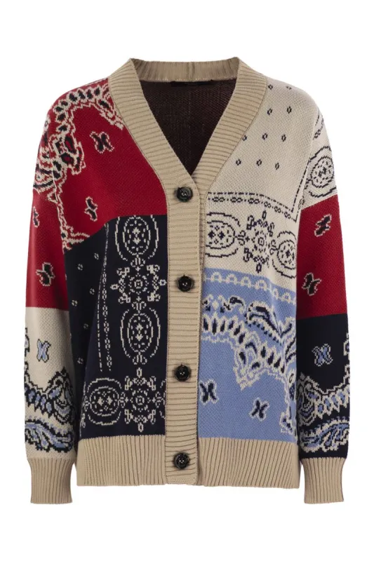 BAOBAB - OVER CARDIGAN IN JACQUARD YARN sold by Lord & Taylor