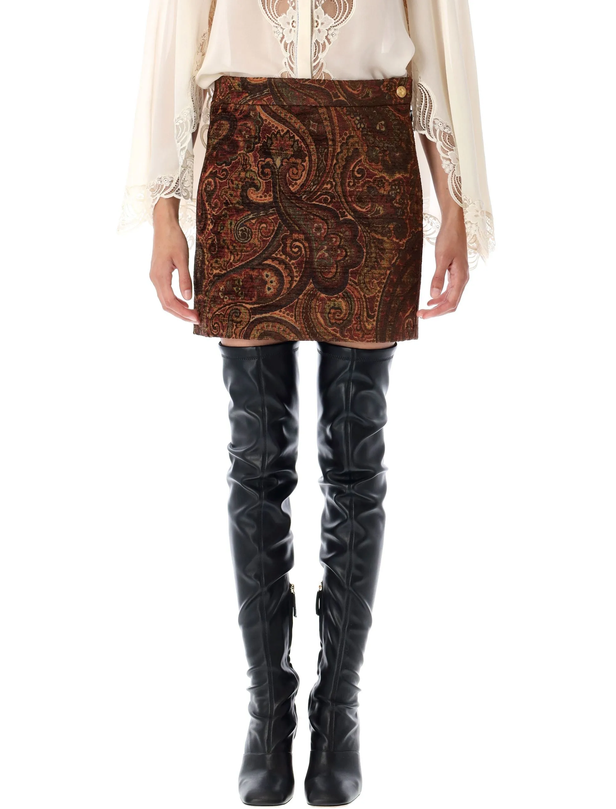 MINI SKIRT WITH JACQUARD PATTERN sold by Lord & Taylor