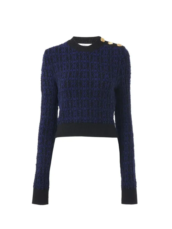NAVY WOOL PULLOVER sold by Lord & Taylor