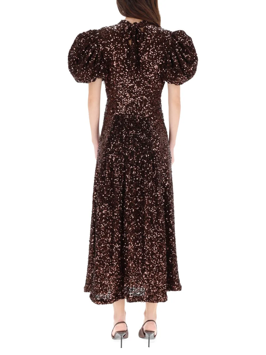 BROWN RECYCLED POLYESTER DRESS sold by Lord & Taylor product image thumbnail 3
