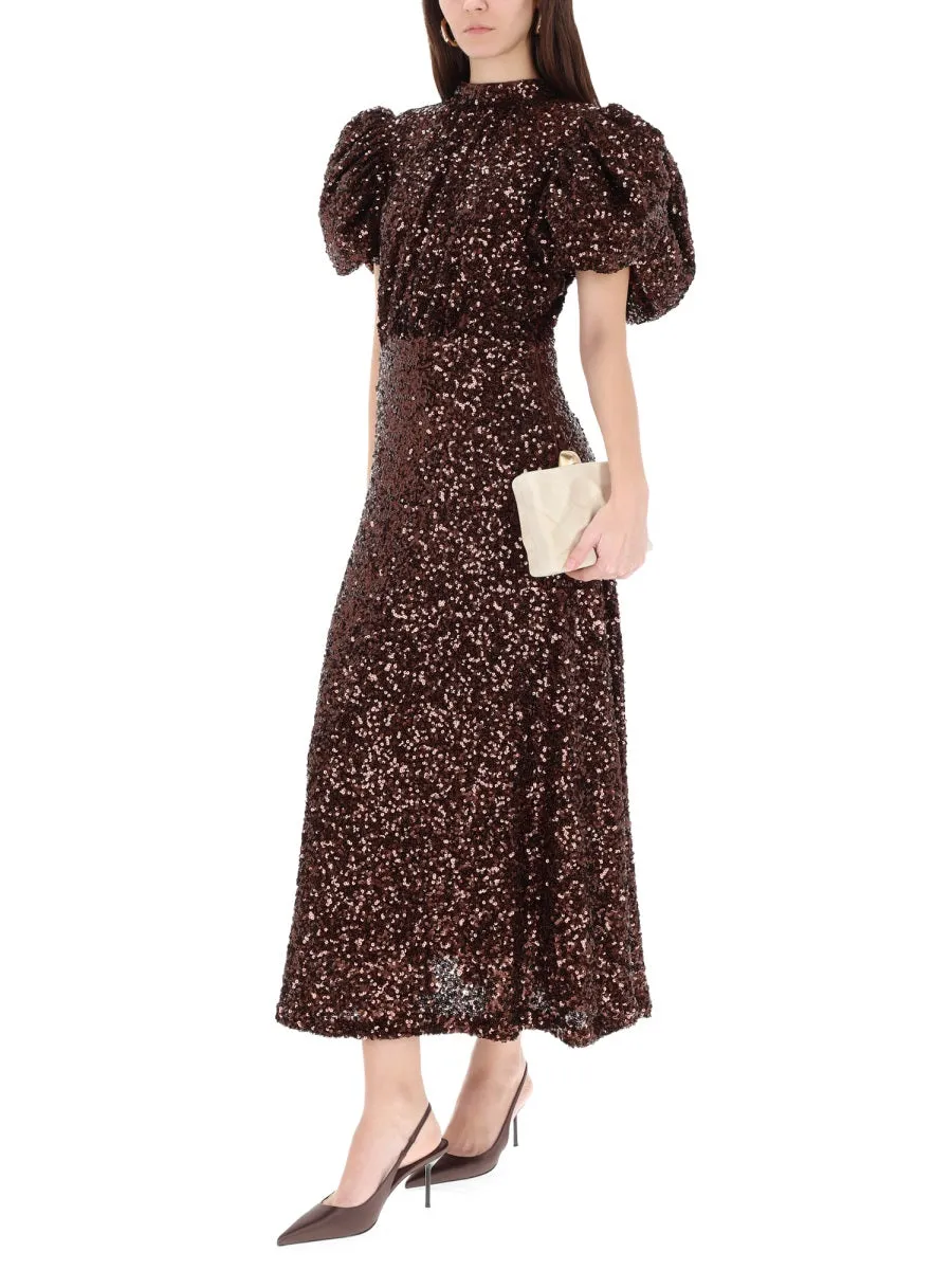 BROWN RECYCLED POLYESTER DRESS sold by Lord & Taylor product image thumbnail 2