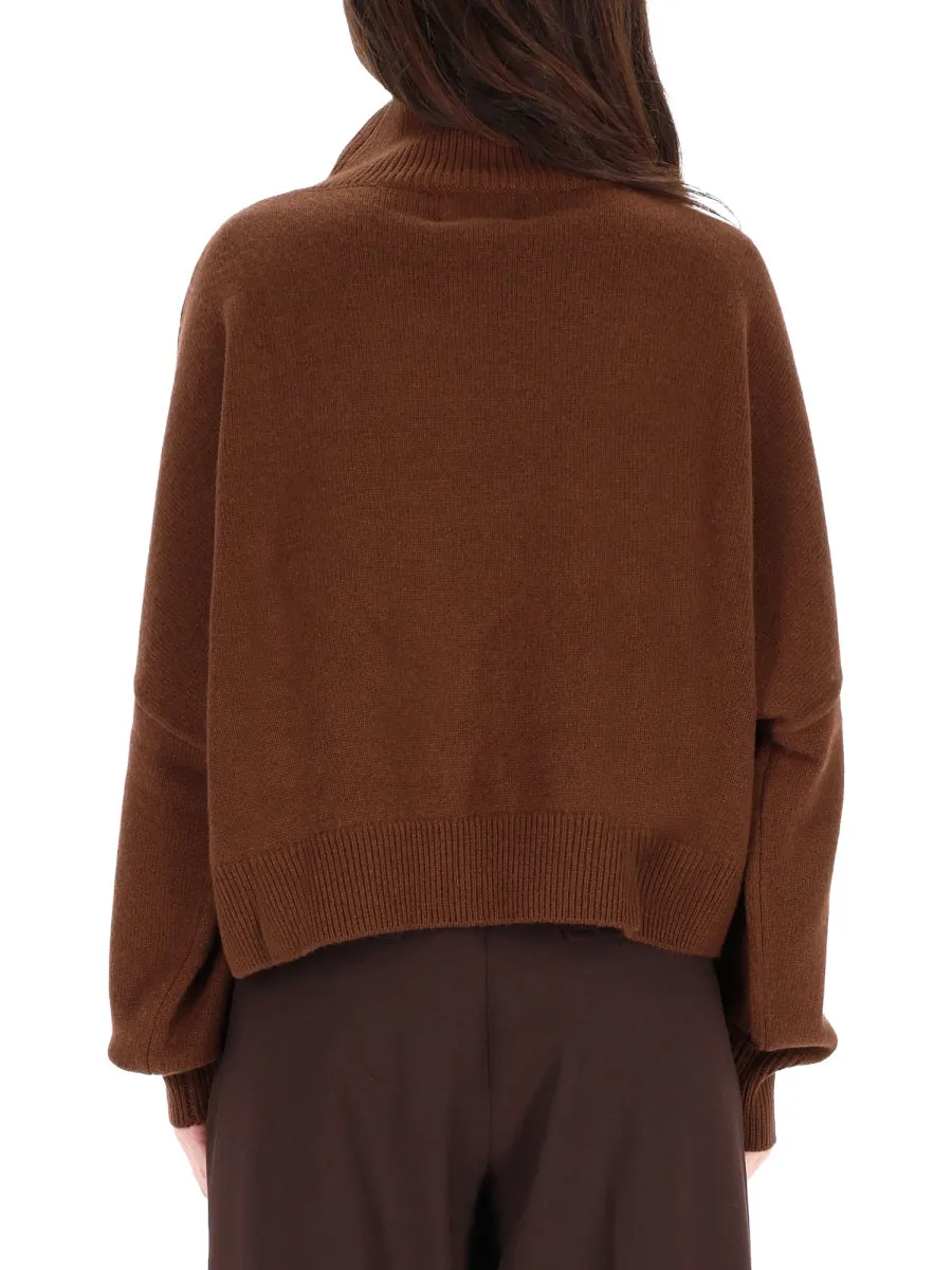 BROWN WOOL-CASHMERE SWEATER sold by Lord & Taylor product image thumbnail 2