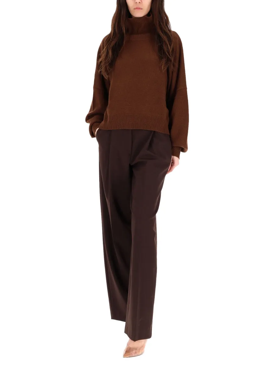 BROWN WOOL-CASHMERE SWEATER sold by Lord & Taylor product image thumbnail 3