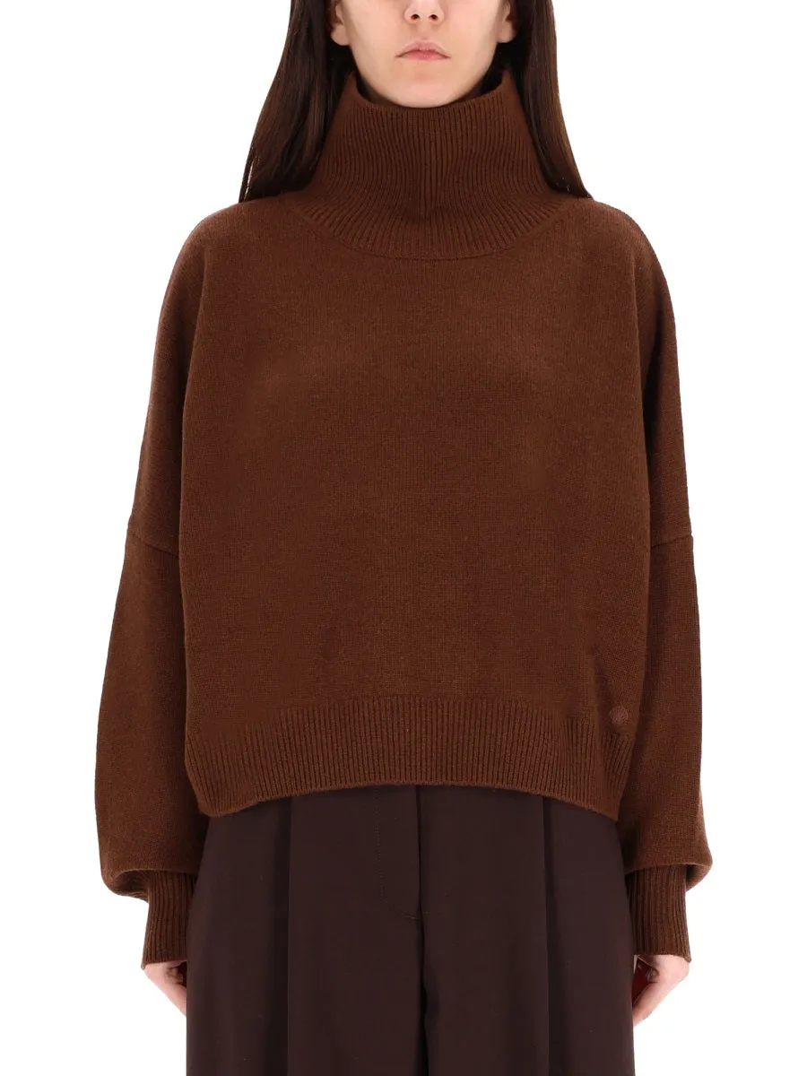 BROWN WOOL-CASHMERE SWEATER sold by Lord & Taylor