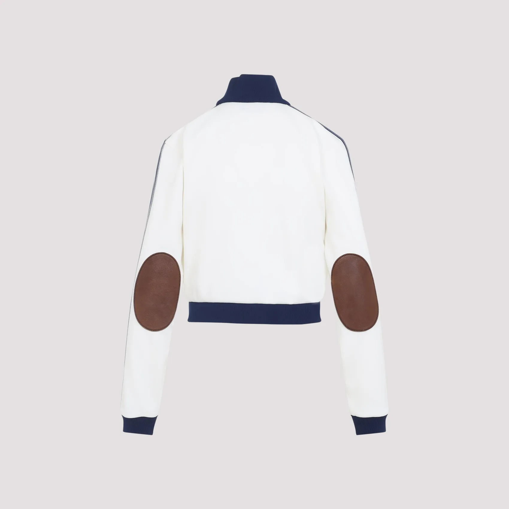 BLUE AND WHITE ZIP-UP LOGO JACKET sold by Lord & Taylor product image thumbnail 4