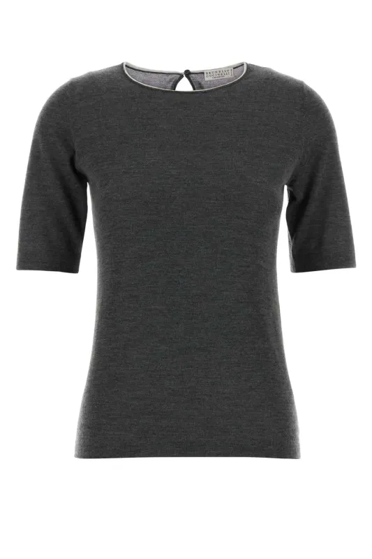 DARK GREY CASHMERE BLEND SWEATER sold by Lord & Taylor