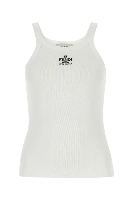 WHITE STRETCH COTTON TOP sold by Lord & Taylor