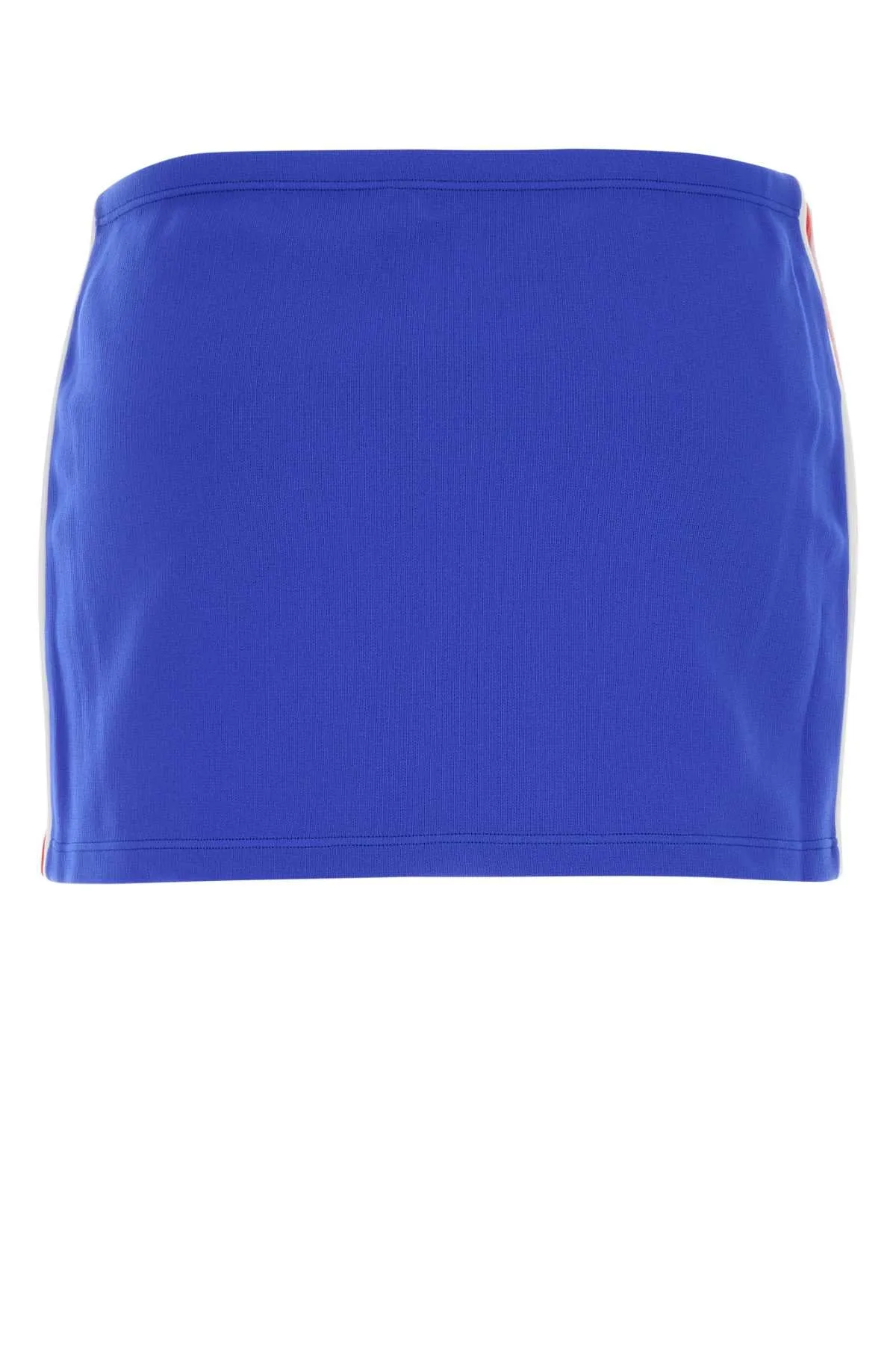 BLUE STRETCH NYLON MINI SKIRT sold by Lord & Taylor product image thumbnail 2