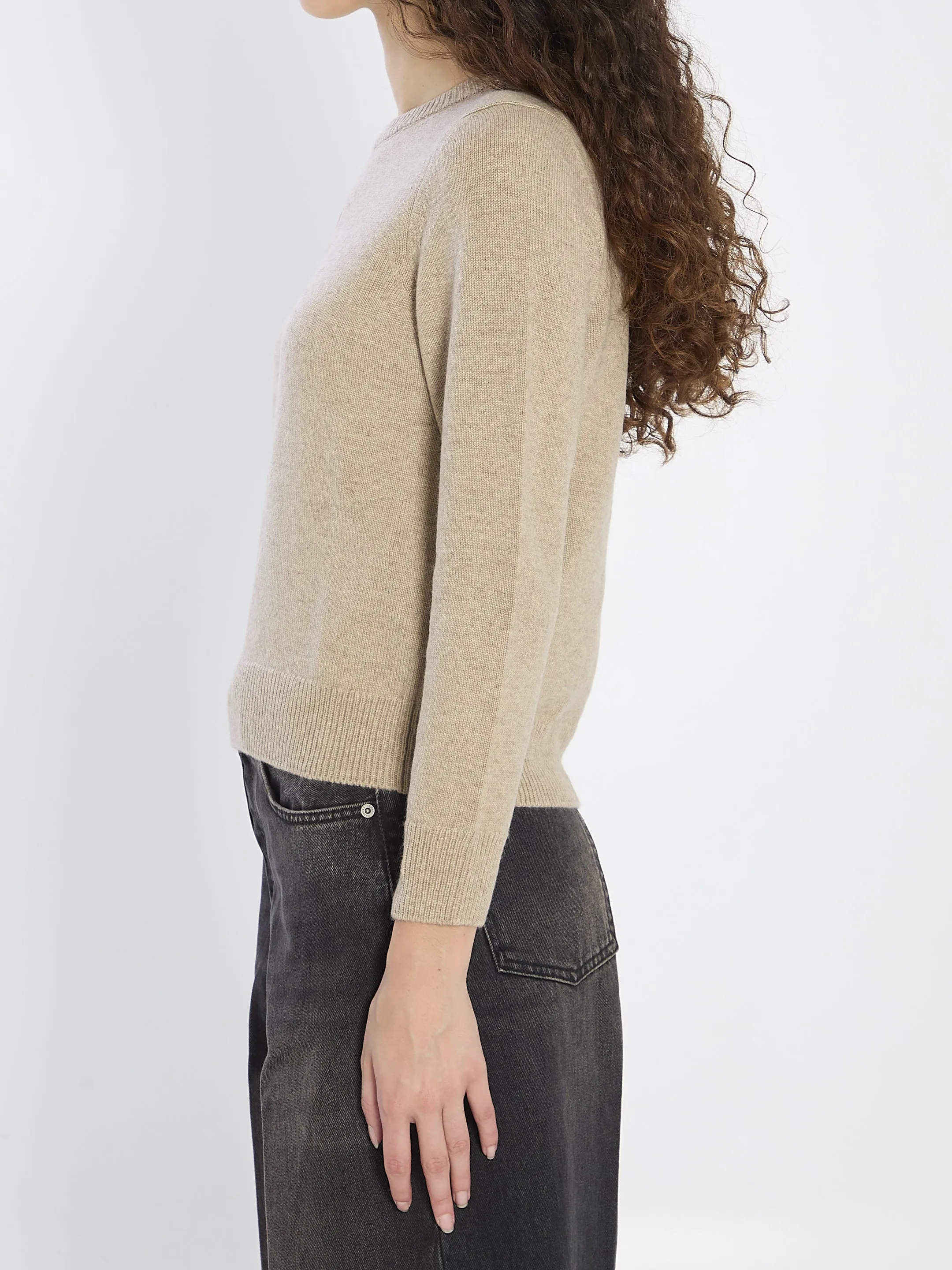 CREW NECK SWEATER IN CASHMERE sold by Lord & Taylor product image thumbnail 3
