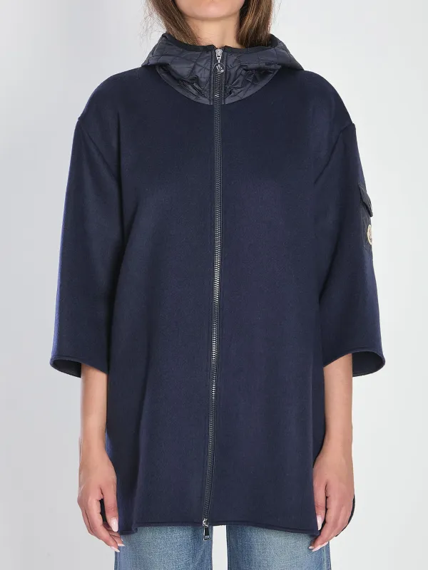 ZIP-UP CAPE WITH HOOD sold by Lord & Taylor