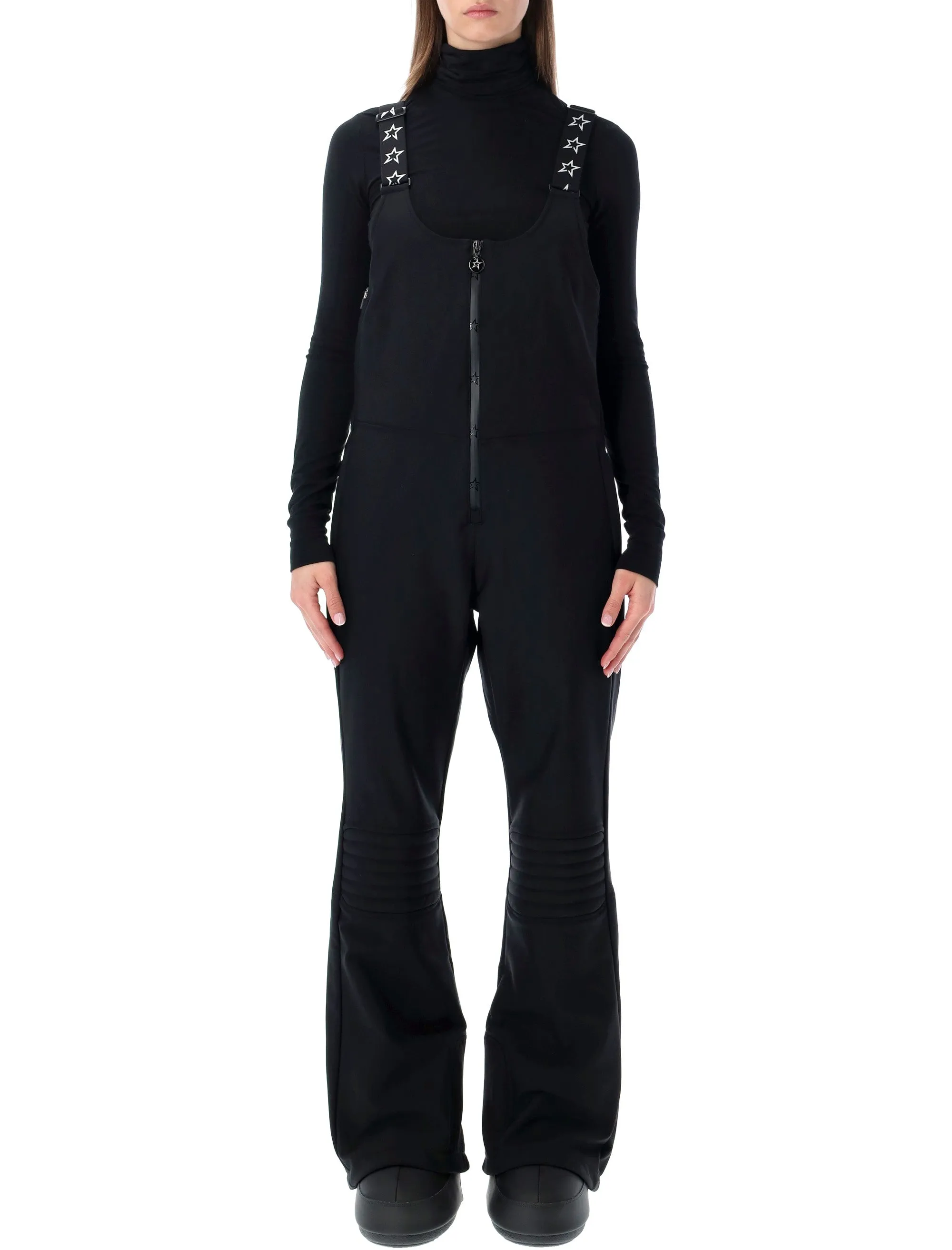 PERFECT MOMENT BLACK FLARED JG BIB SKI PANTS sold by Lord & Taylor