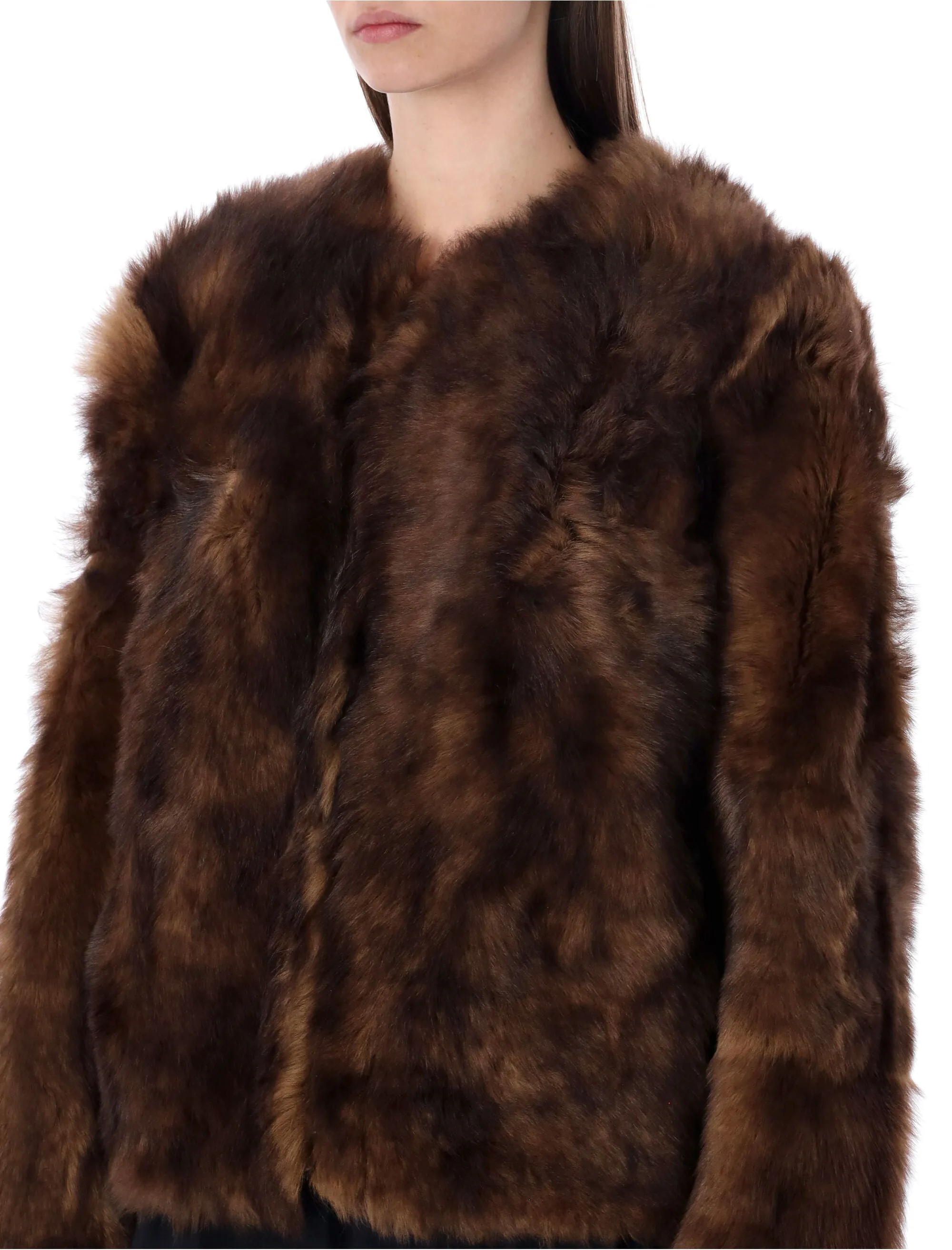 ZIMMERMANN HYPNOTIC BROWN SHEARLING JACKET sold by Lord & Taylor product image thumbnail 3