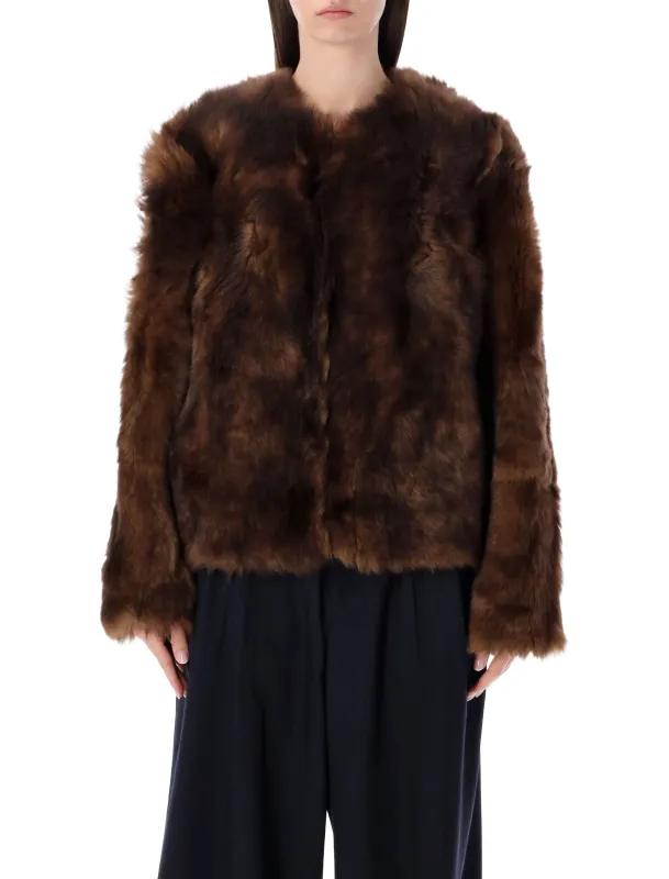 ZIMMERMANN HYPNOTIC BROWN SHEARLING JACKET sold by Lord & Taylor