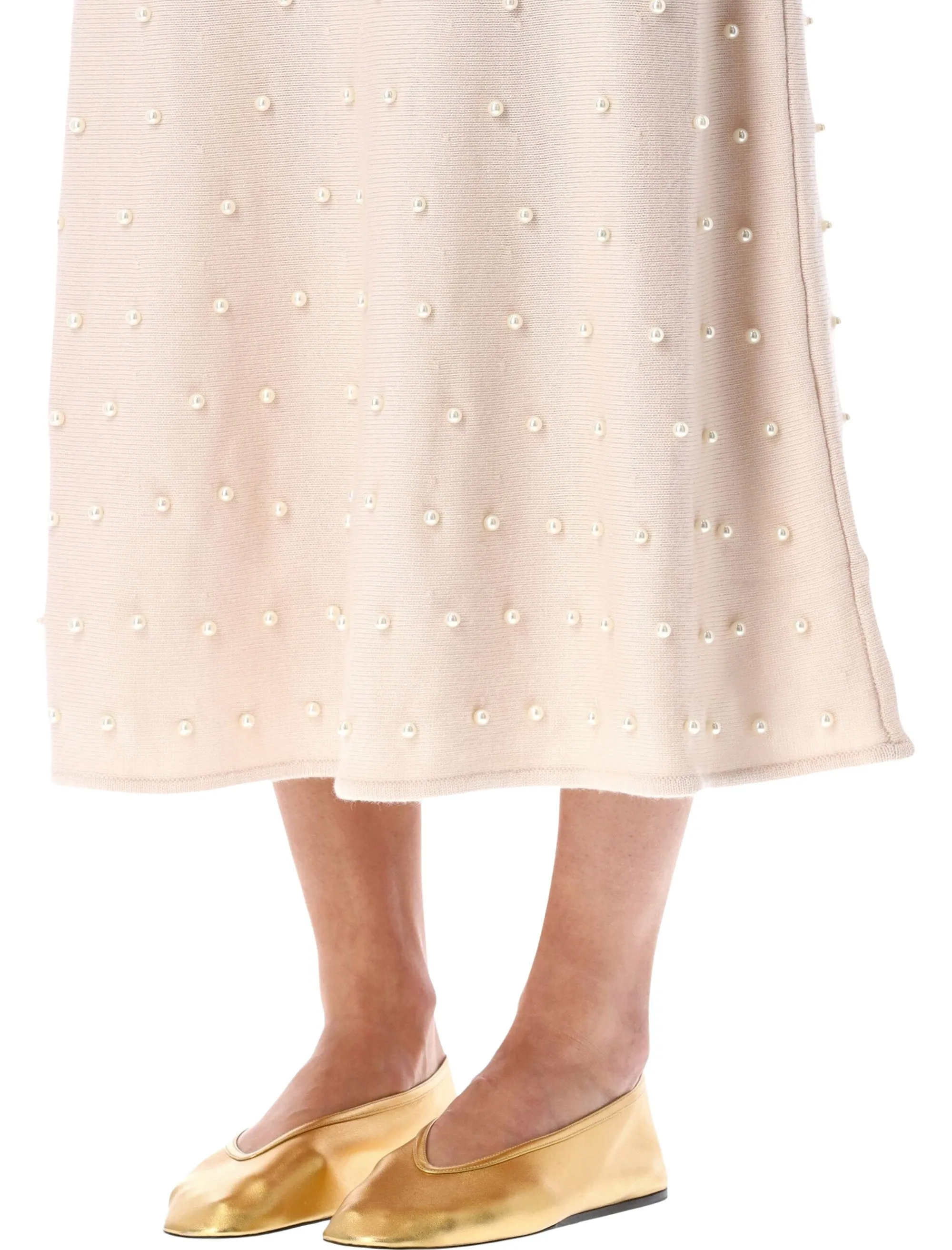 ZIMMERMANN HYPNOTIC CREAM BEADED MIDI SKIRT sold by Lord & Taylor product image thumbnail 3