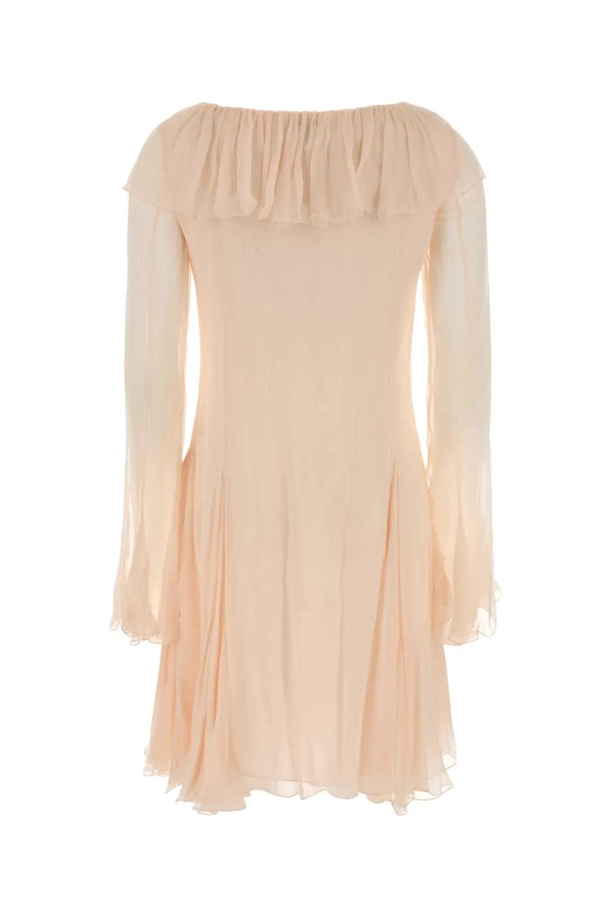 PASTEL PINK SILK MINI DRESS sold by Lord & Taylor product image thumbnail 2