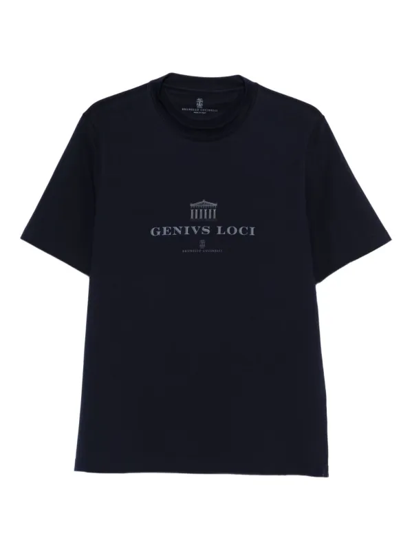 LOGO COTTON T-SHIRT made by Brunello Cucinelli