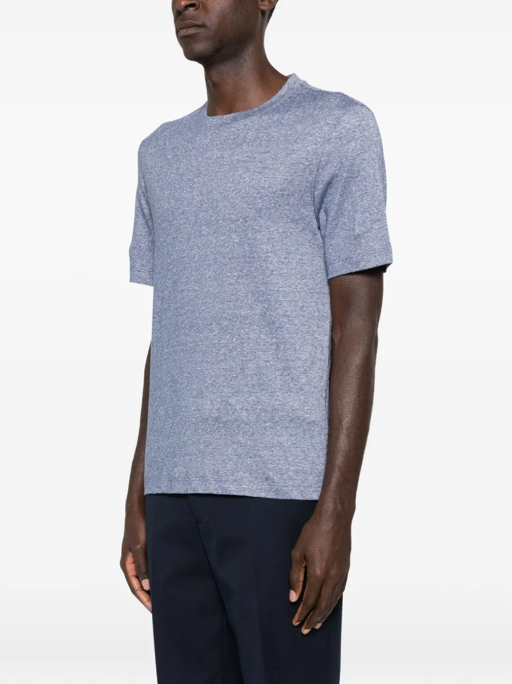 LINEN BLEND T-SHIRT sold by Lord & Taylor product image thumbnail 3