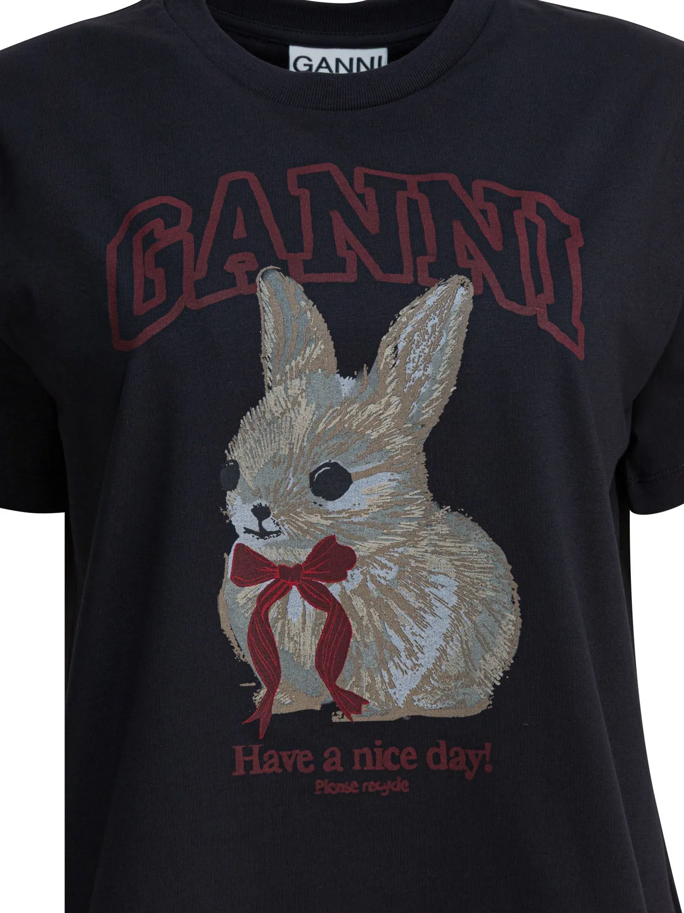 "BUNNY" COTTON T-SHIRT sold by Lord & Taylor product image thumbnail 3