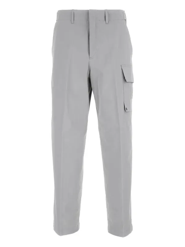 GABARDINE CARGO TROUSERS WITH LARGE PATCH POCKET made by Fendi