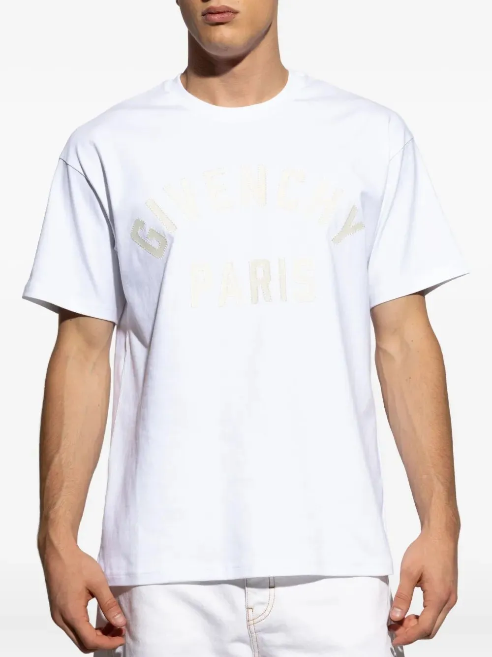 WHITE COTTON T-SHIRT sold by Lord & Taylor product image thumbnail 3