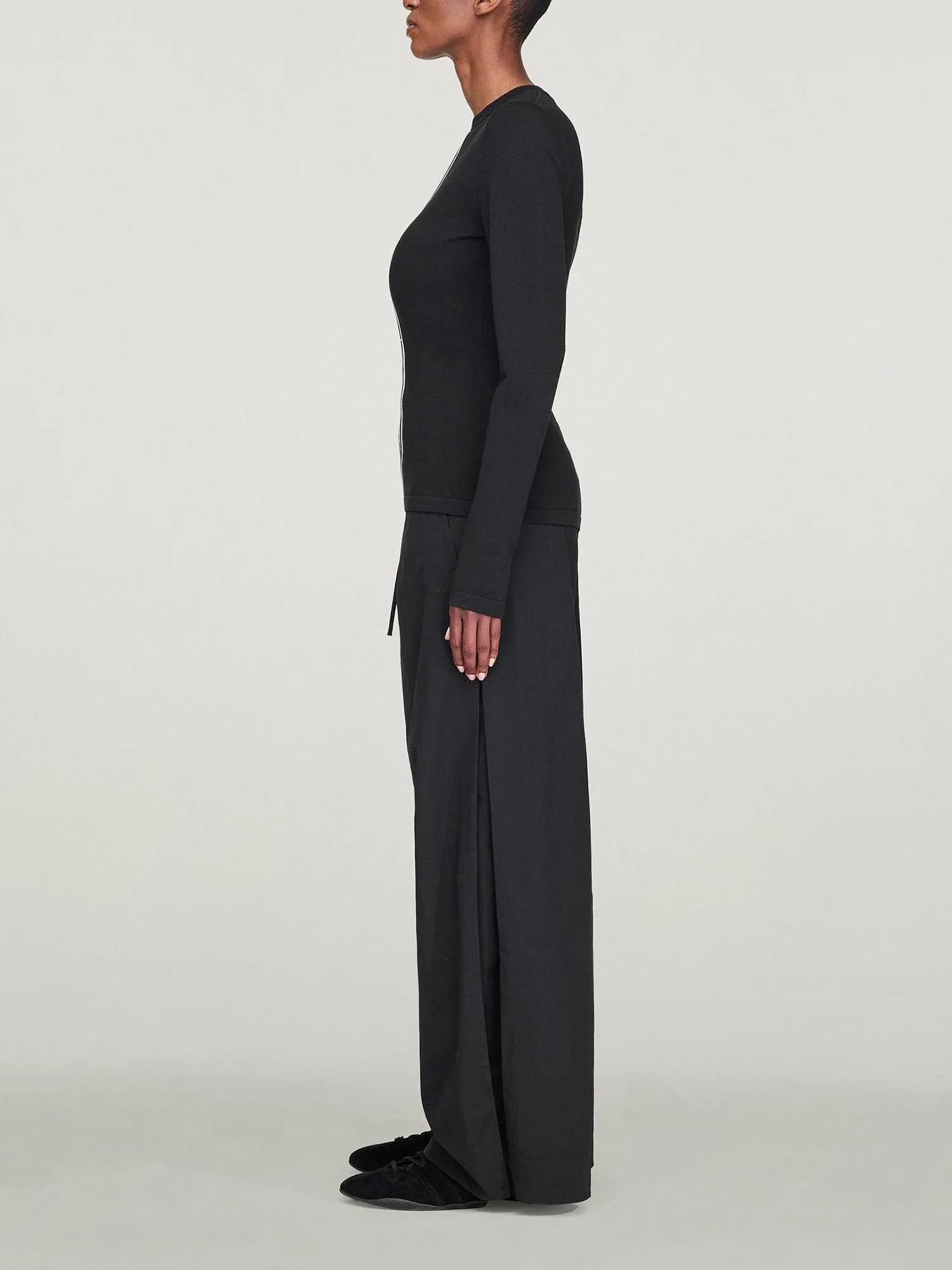 VISCOSE T-SHIRT L/S sold by Lord & Taylor product image thumbnail 4