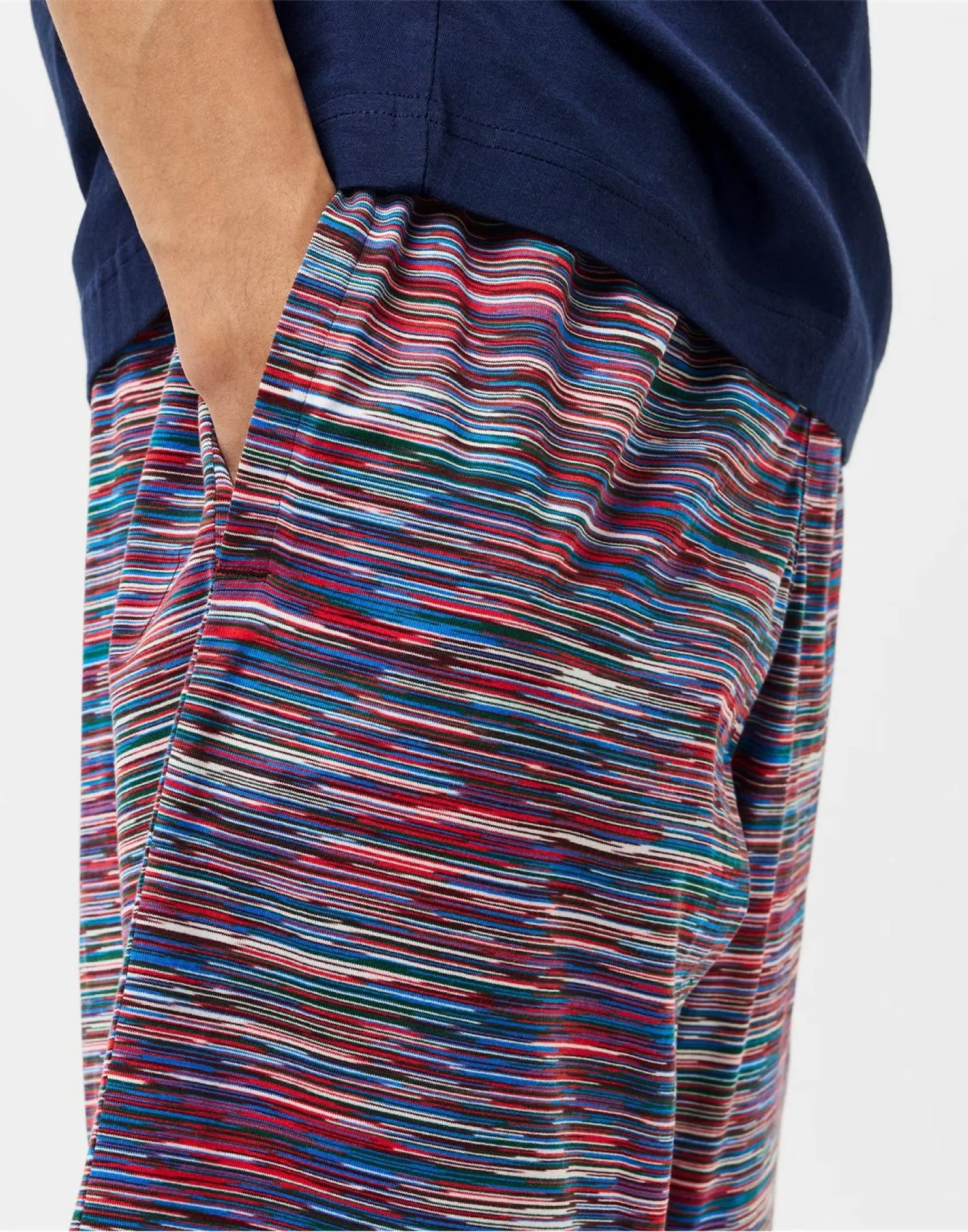 STRIPED JOGGER SHORTS sold by Lord & Taylor product image thumbnail 5