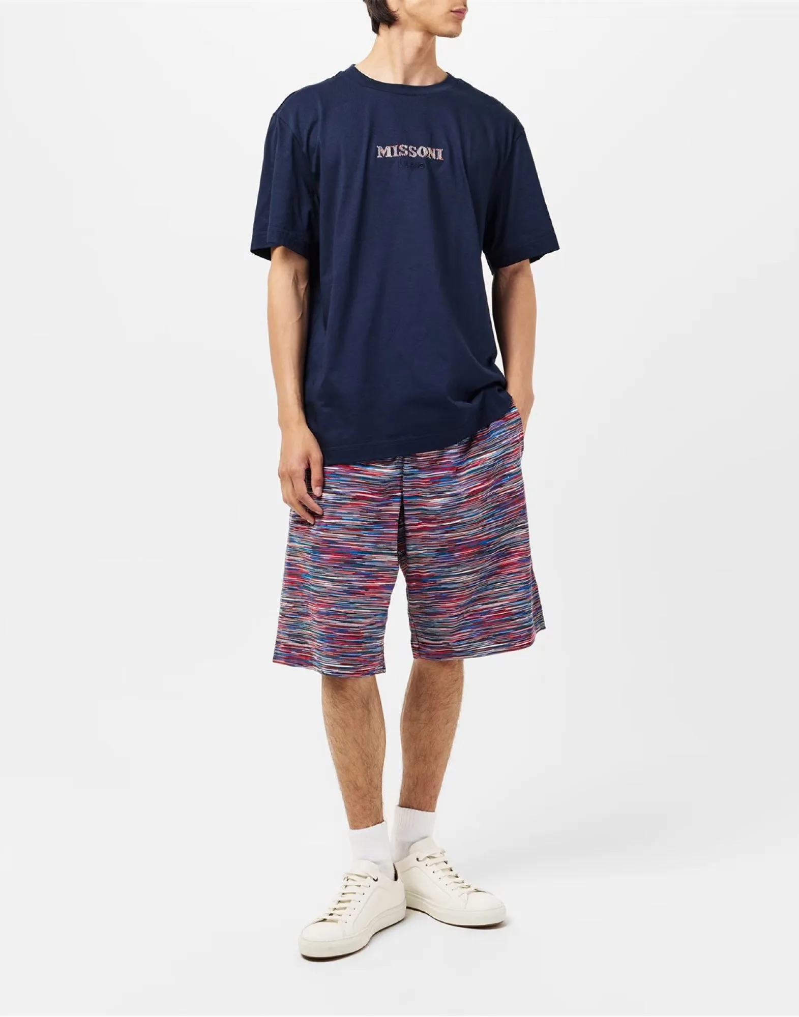 STRIPED JOGGER SHORTS sold by Lord & Taylor product image thumbnail 2