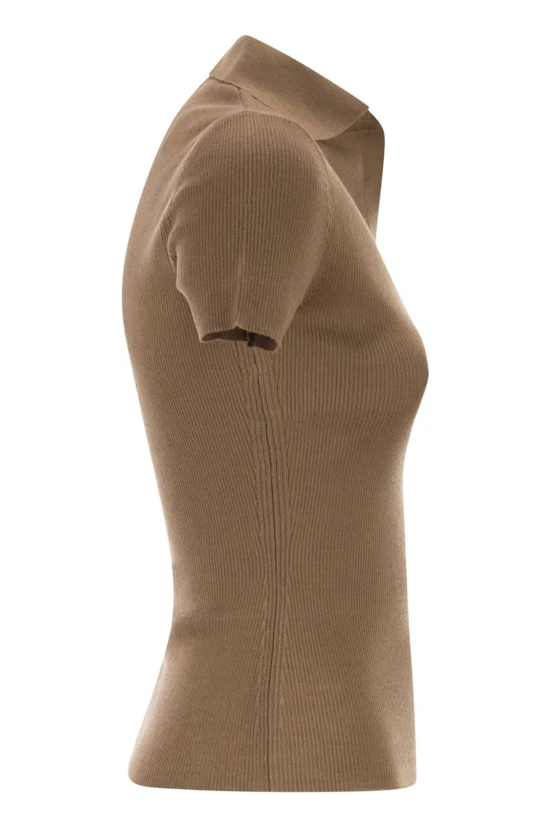 MXMALBERO - RIBBED WOOL POLO SHIRT sold by Lord & Taylor product image thumbnail 3