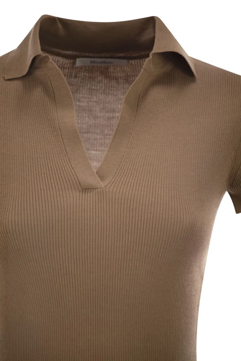 MXMALBERO - RIBBED WOOL POLO SHIRT sold by Lord & Taylor product image thumbnail 4