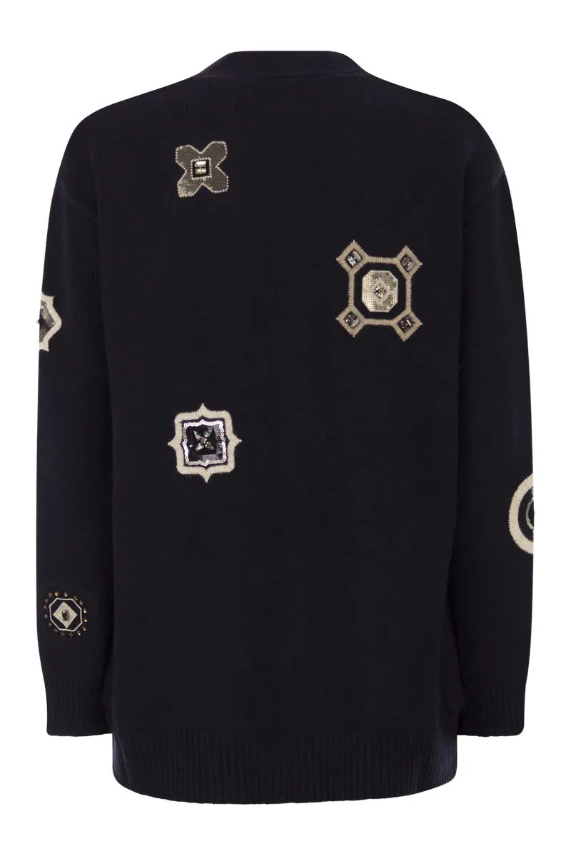 MXMGIOIRE - LONG CARDIGAN IN WOOL AND CASHMERE sold by Lord & Taylor product image thumbnail 2