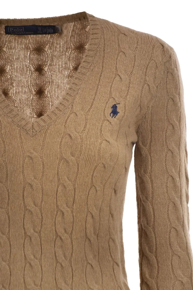WOOL AND CASHMERE CABLE KNIT JUMPER sold by Lord & Taylor product image thumbnail 4