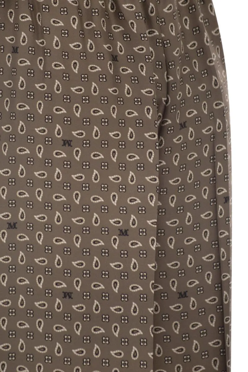 MXMVISCHIO - PRINTED SILK TROUSERS sold by Lord & Taylor product image thumbnail 4