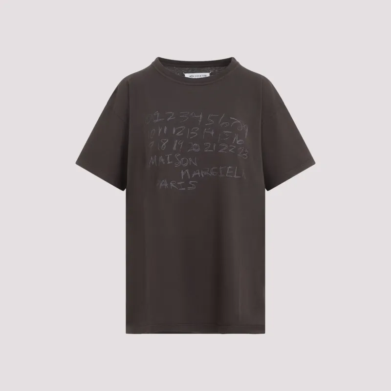 BROWN COTTON T-SHIRT made by Maison Margiela