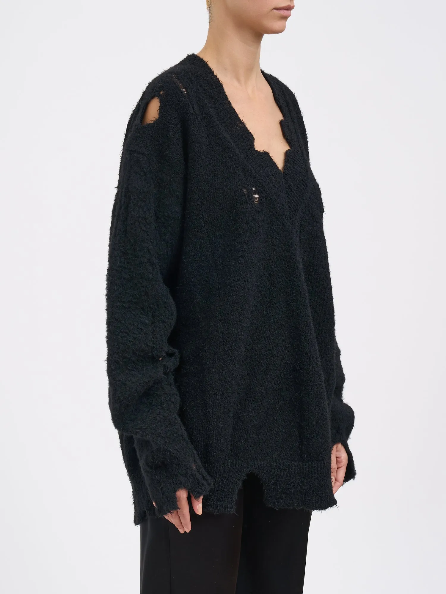 V-NECK WOOL SWEATER sold by Lord & Taylor product image thumbnail 2