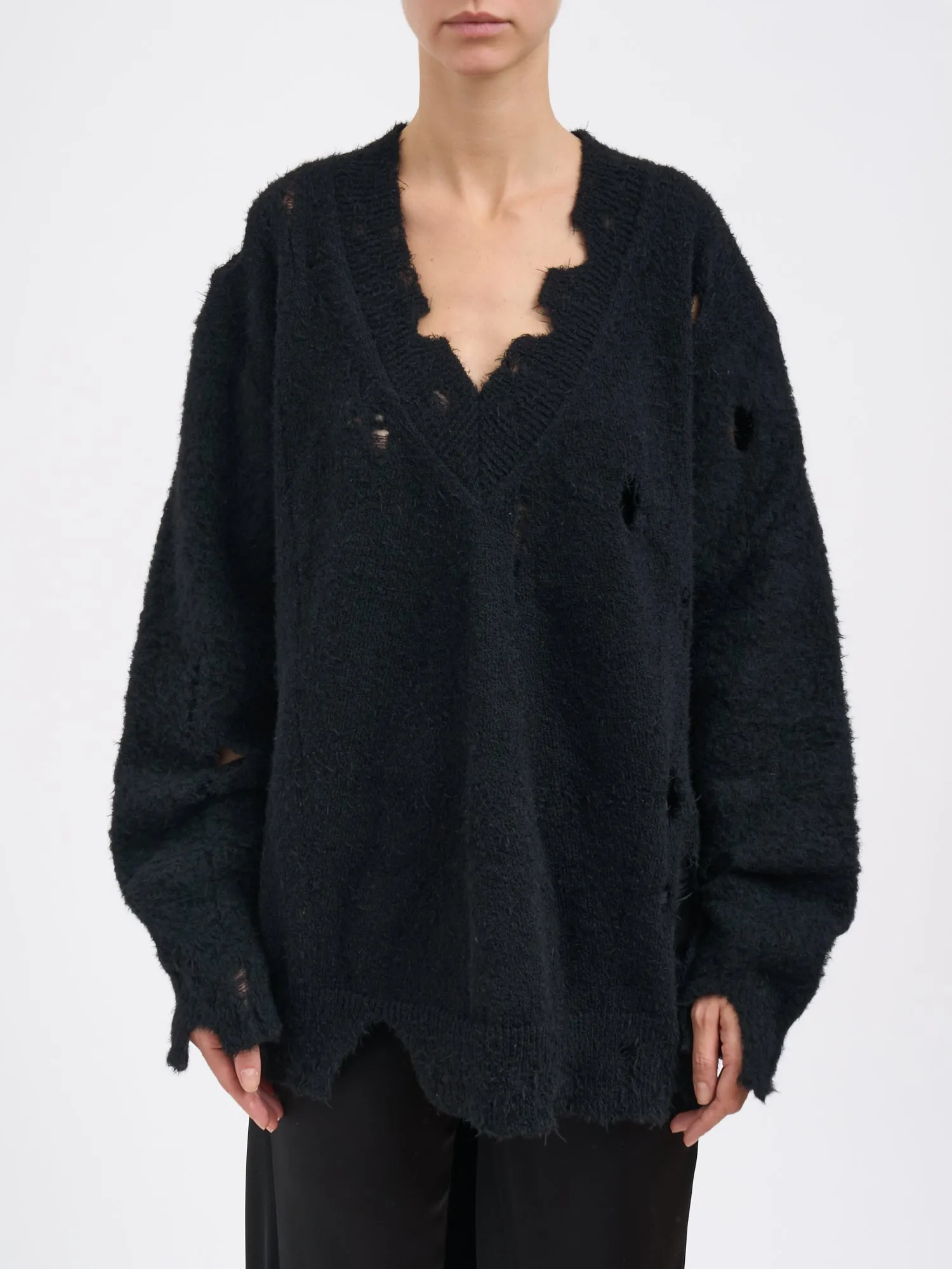 V-NECK WOOL SWEATER sold by Lord & Taylor