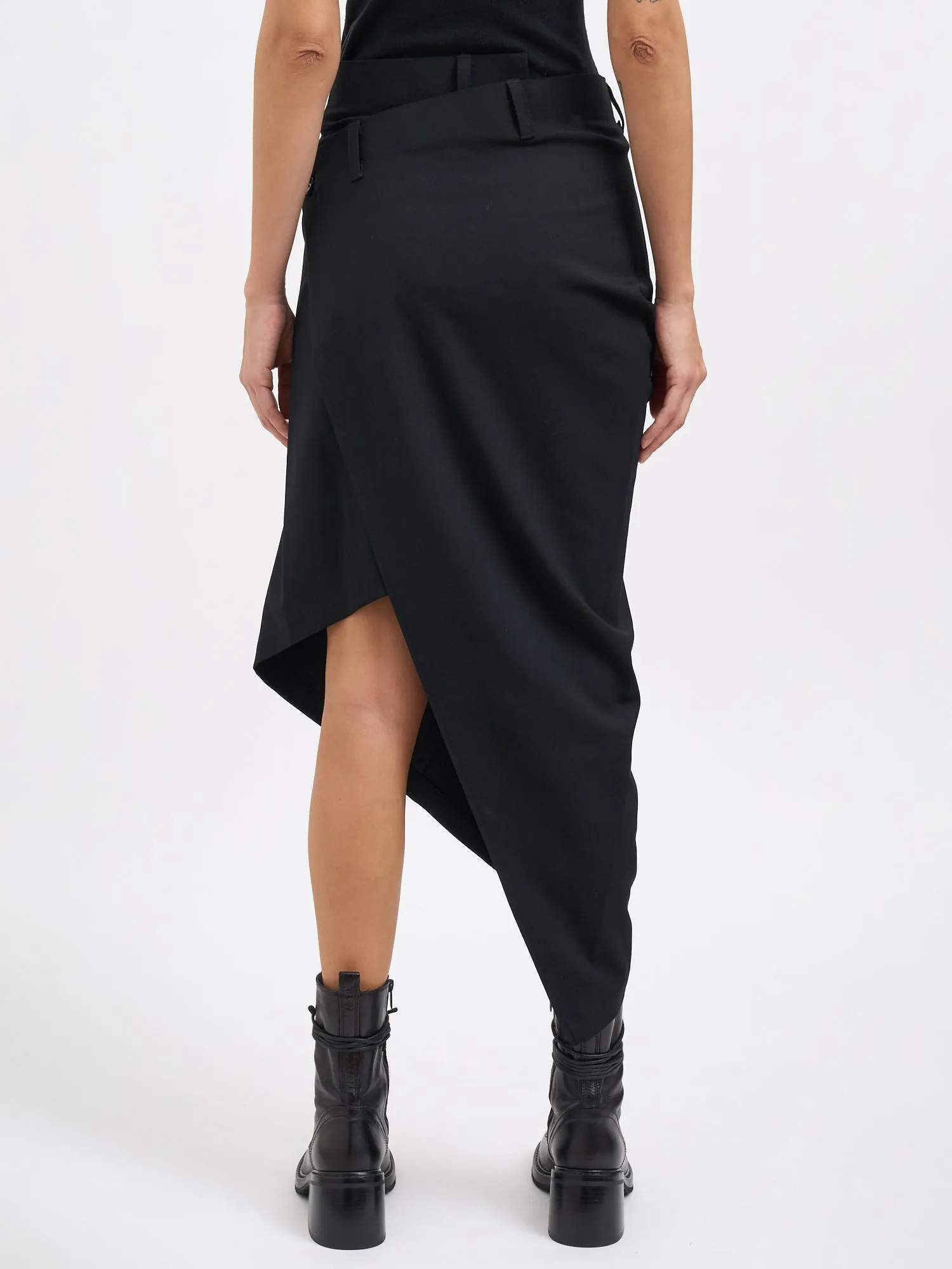 ASYMMETRIC WOOL SKIRT sold by Lord & Taylor product image thumbnail 5