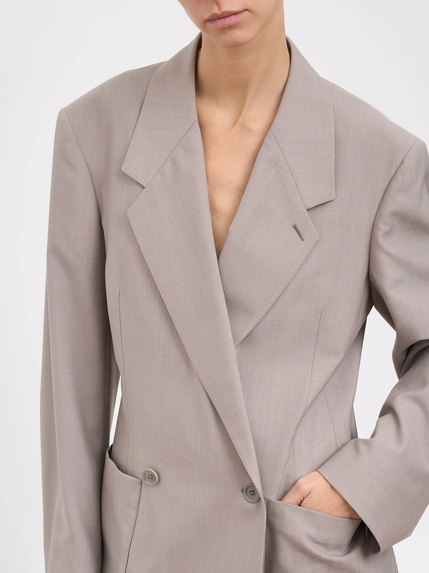 DOUBLE-BREASTED TAILORED JACKET sold by Lord & Taylor product image thumbnail 3