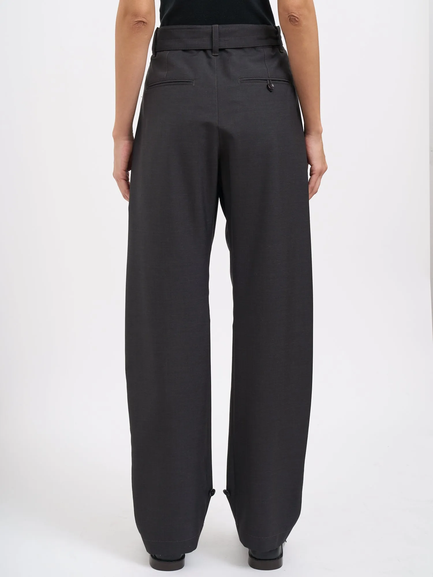 CURVED TAILORED TROUSERS sold by Lord & Taylor product image thumbnail 4