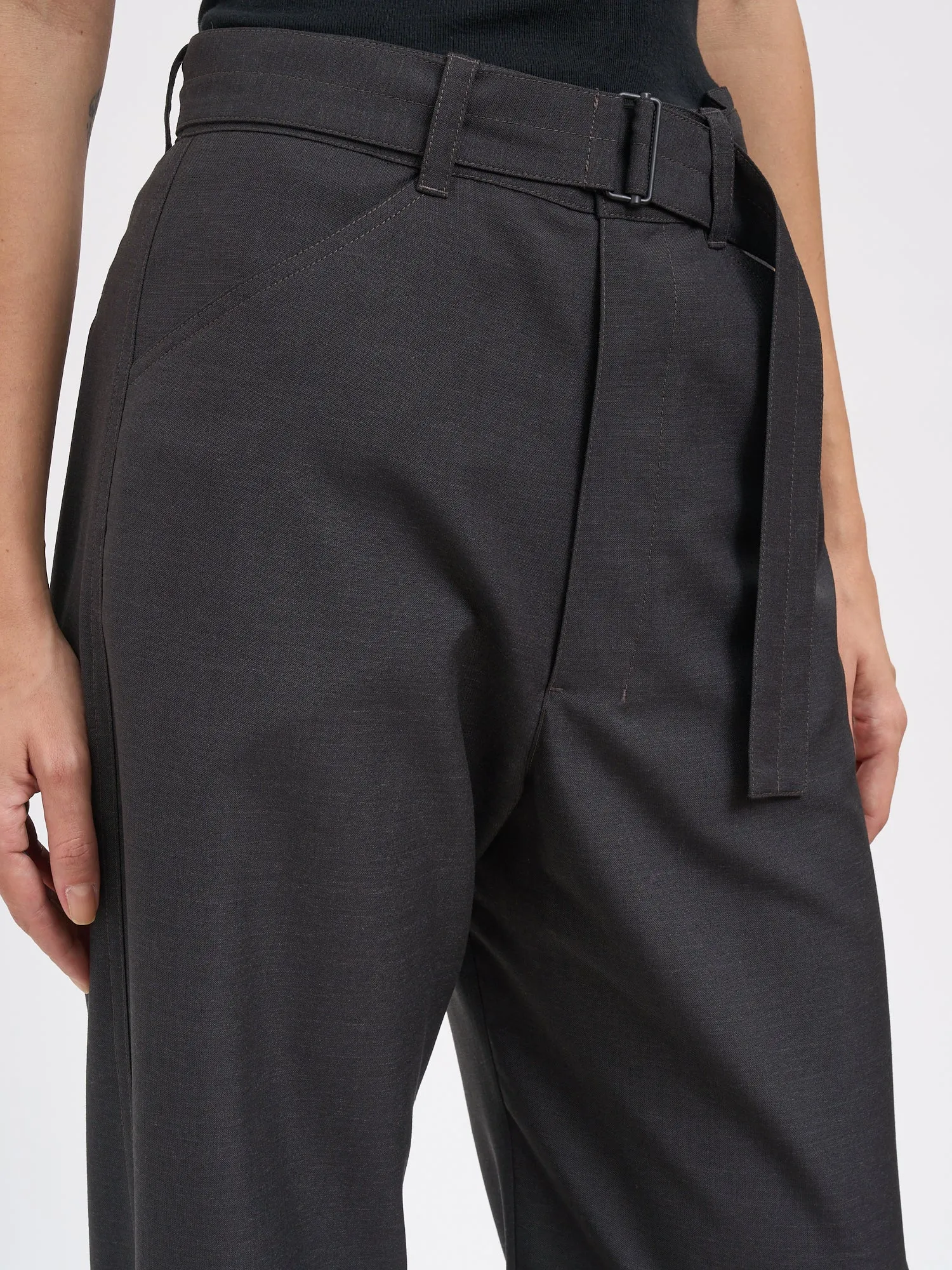 CURVED TAILORED TROUSERS sold by Lord & Taylor product image thumbnail 2