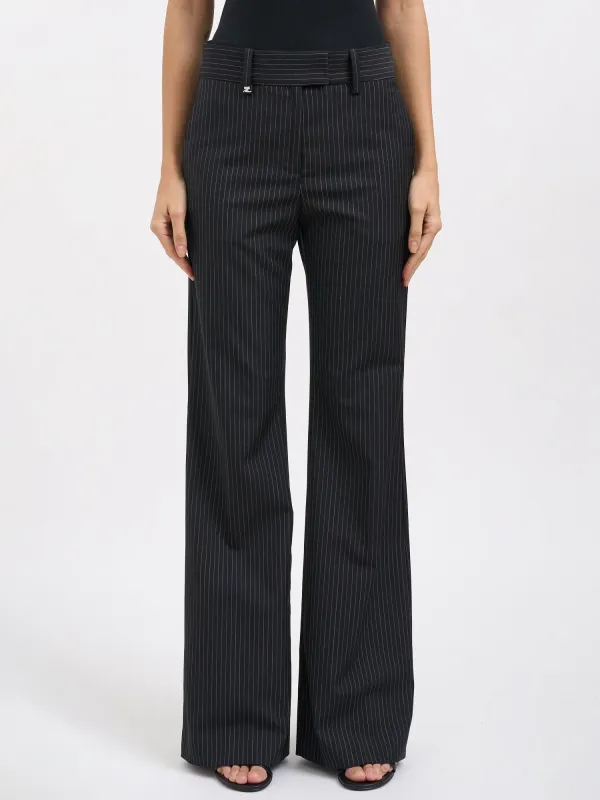 TAILORED PINSTRIPES TROUSERS sold by Lord & Taylor