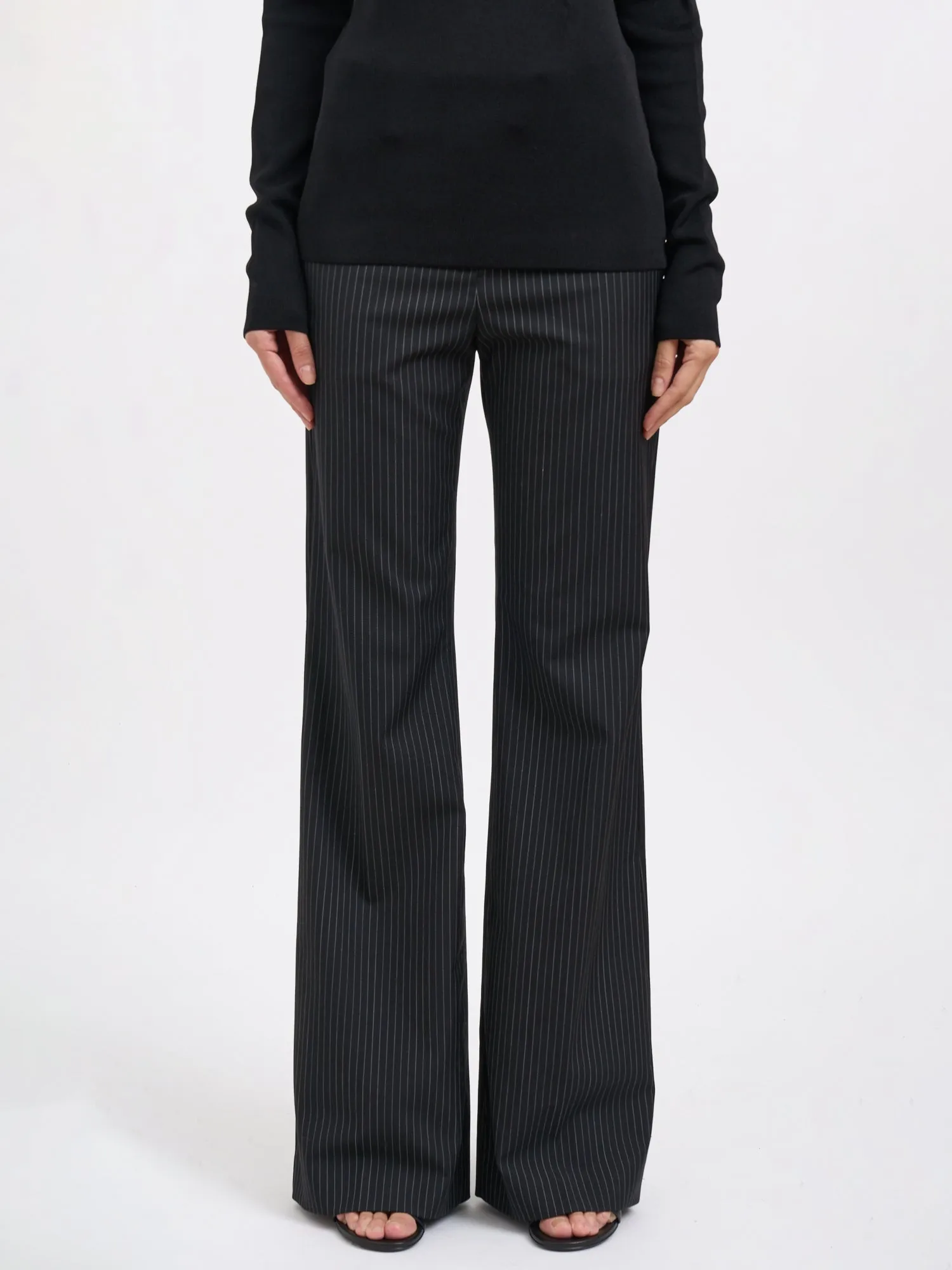 TAILORED PINSTRIPES TROUSERS sold by Lord & Taylor product image thumbnail 2