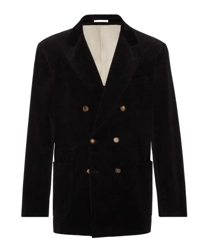 Corduroy Double Breasted Blazer sold by Lord & Taylor