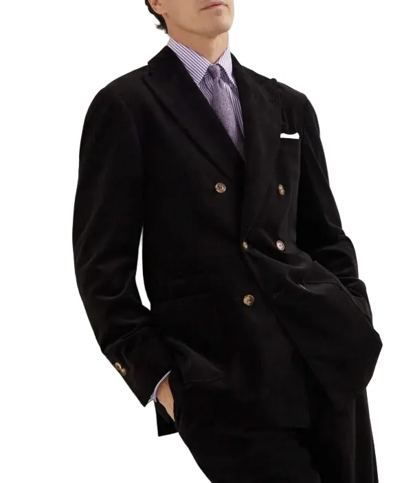 Corduroy Double Breasted Blazer sold by Lord & Taylor product image thumbnail 2