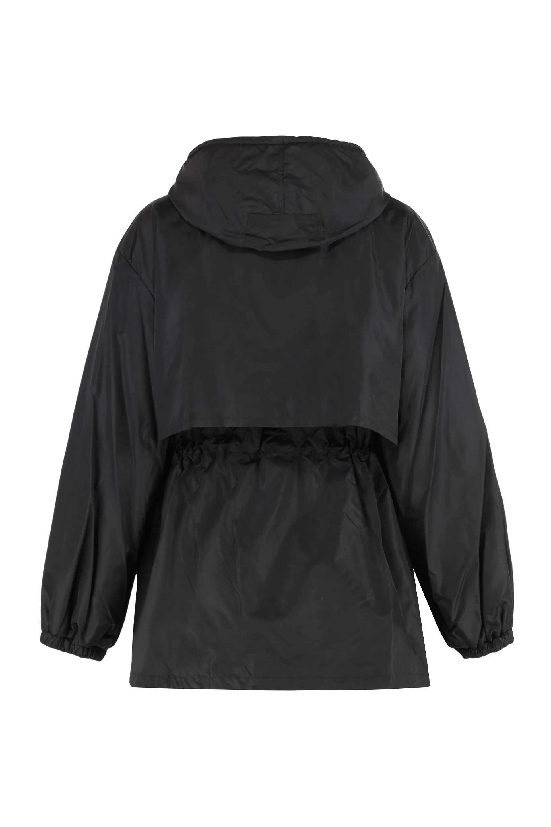 Hooded Windbreaker Jacket in Black sold by Lord & Taylor product image thumbnail 2