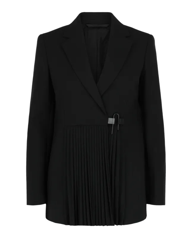 Accordion Pleated U-Lock Jacket sold by Lord & Taylor
