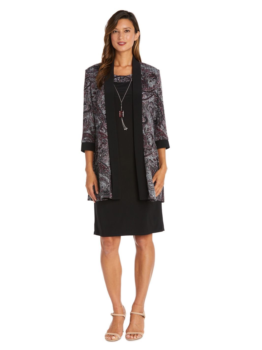 Two-Piece Printed Jacket and Dress Set sold by Lord & Taylor product image thumbnail 6