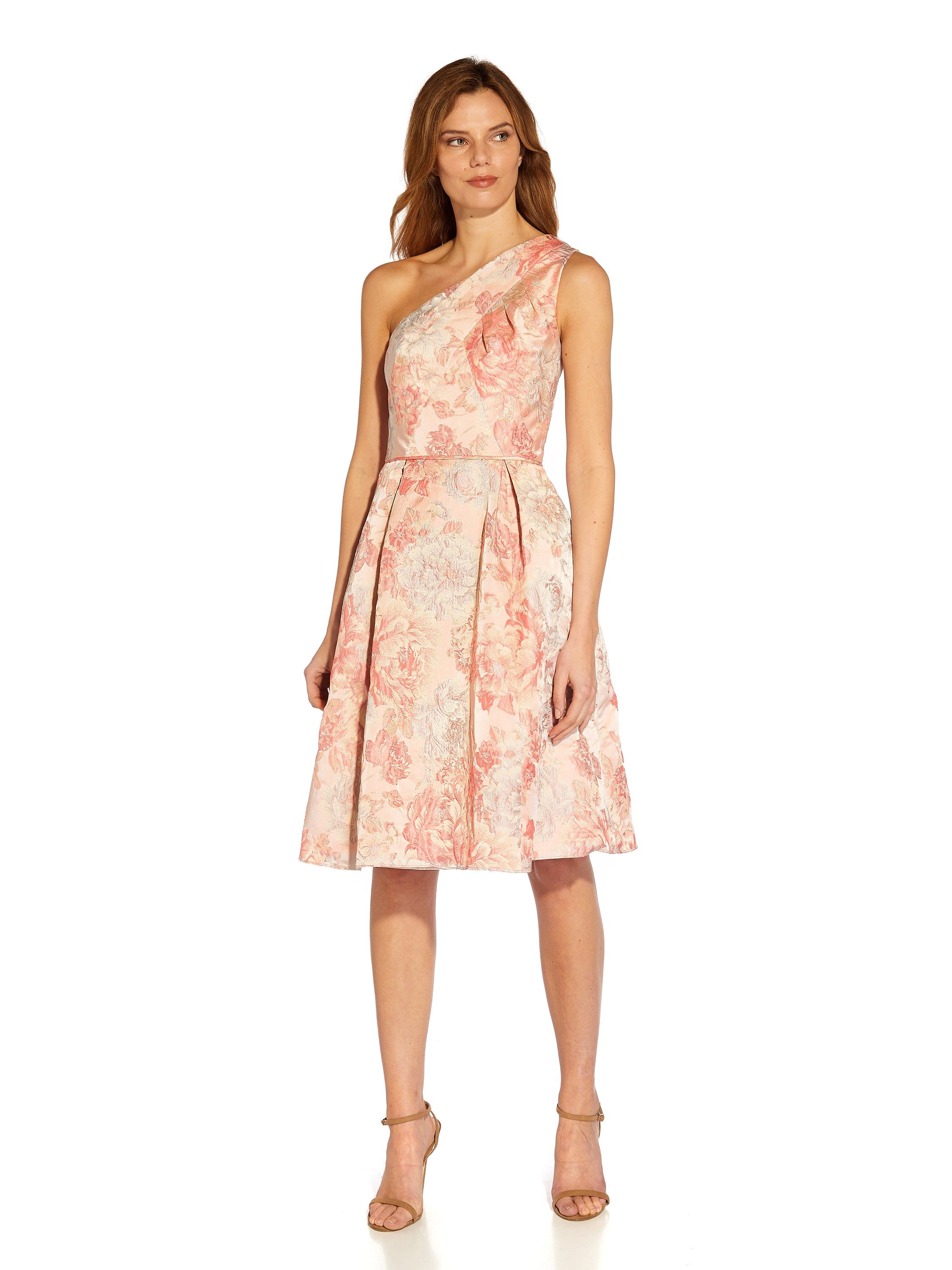 One Shoulder Jacquard Dress sold by Lord & Taylor