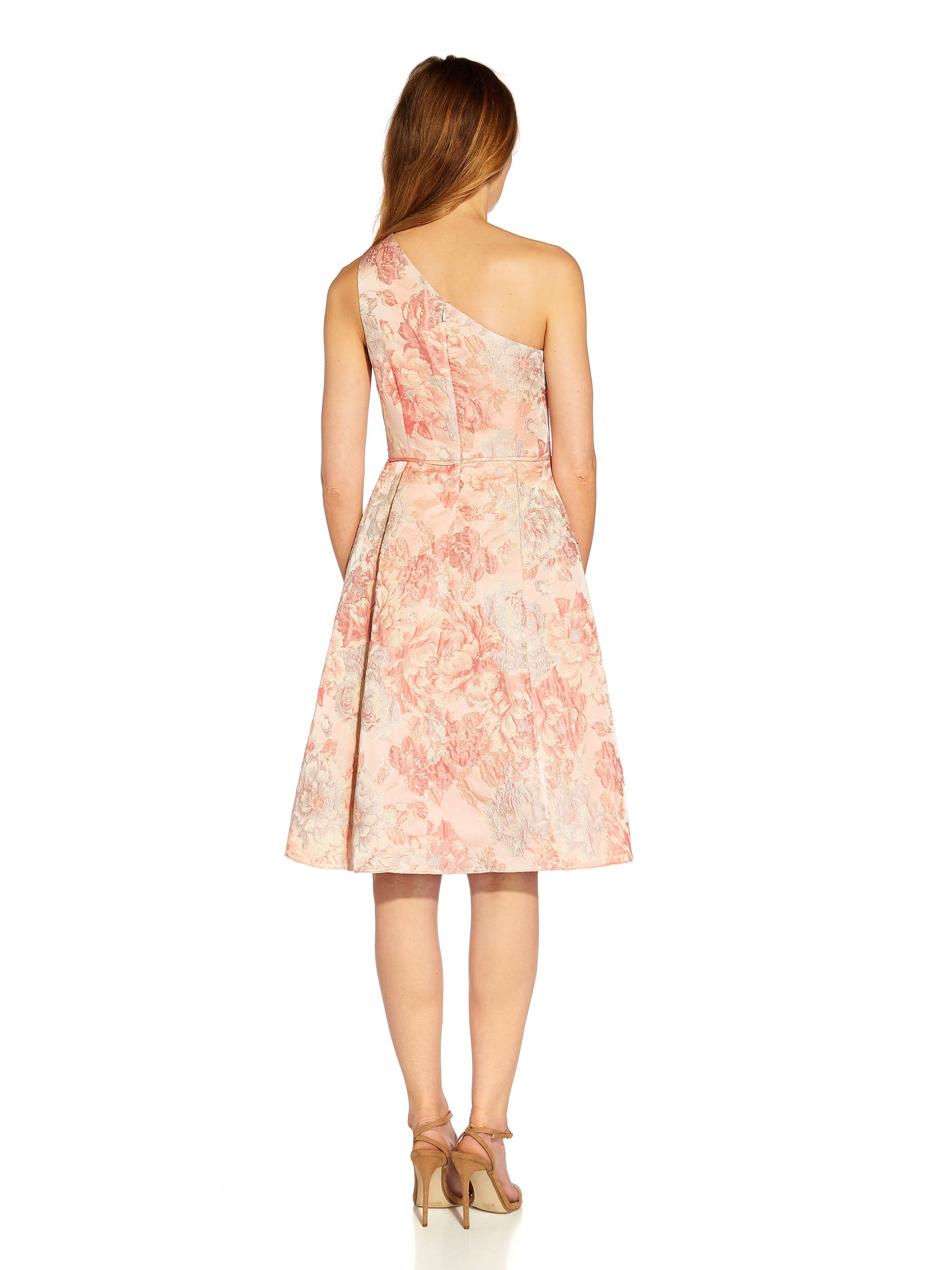 One Shoulder Jacquard Dress sold by Lord & Taylor product image thumbnail 2